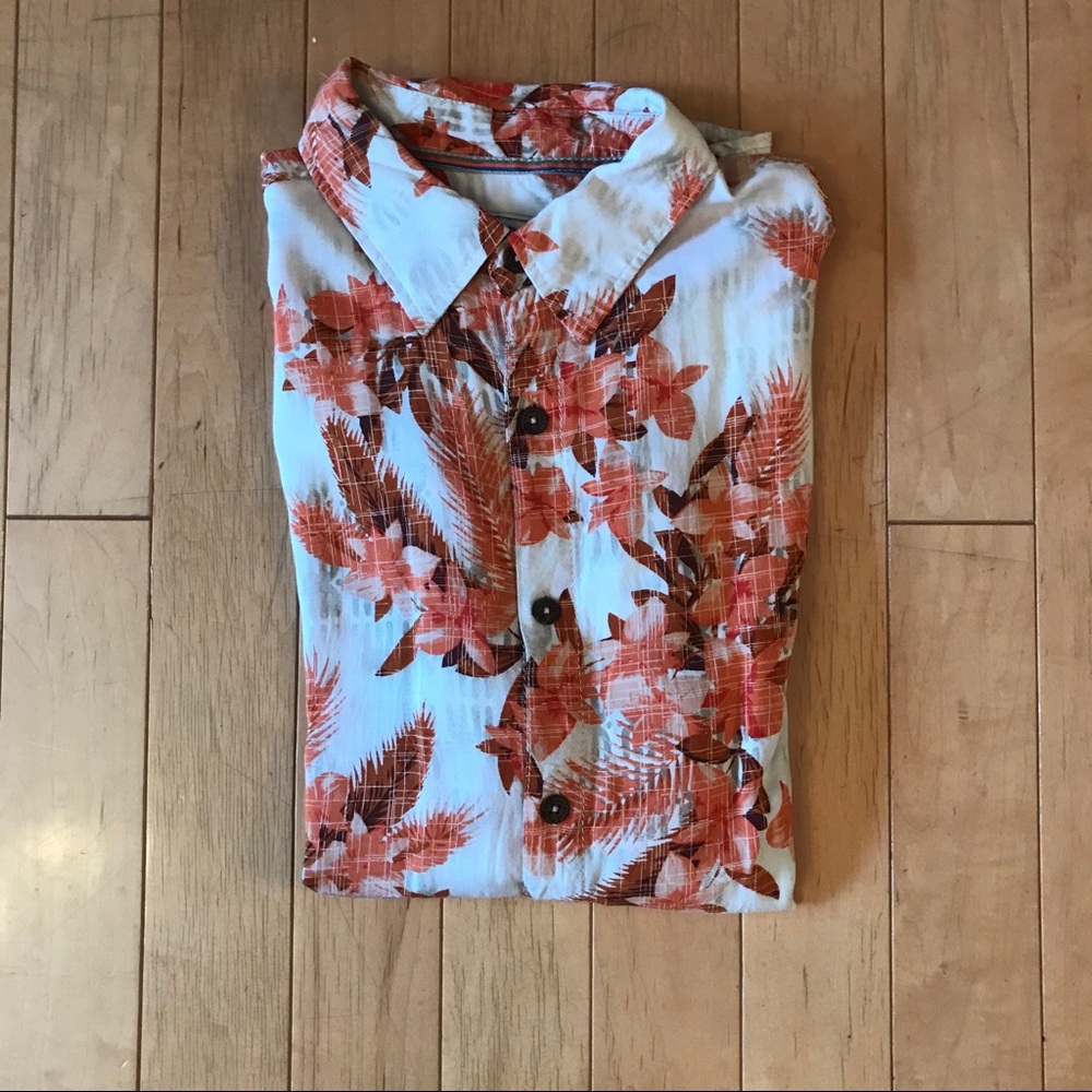 Margaritaville Hawaiian Short Sleeve Button Down